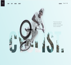 Bicycle Themed Personal Site